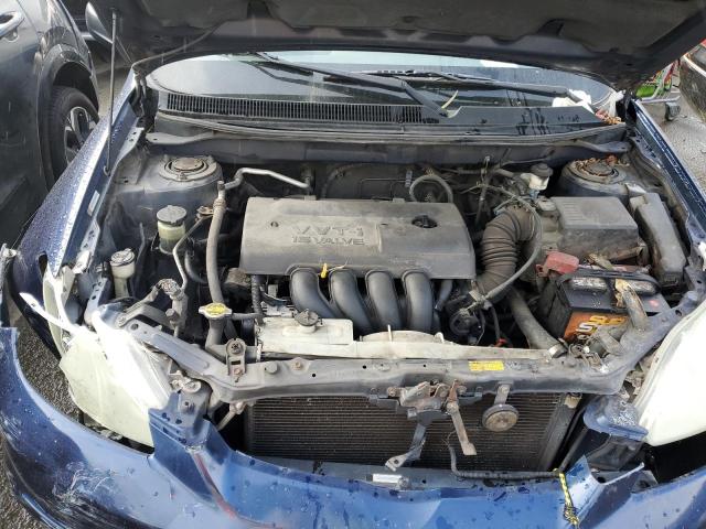 2T1KR32E84C189047 - 2004 TOYOTA COROLLA MA XR BLUE photo 11