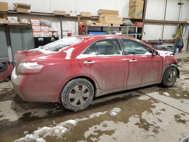 4T1BE46K67U147996 - 2007 TOYOTA CAMRY CE RED photo 3