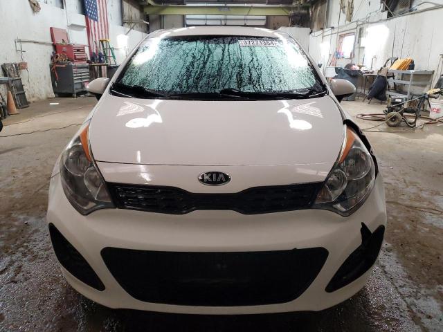 KNADM5A30F6515014 - 2015 KIA RIO LX WHITE photo 5