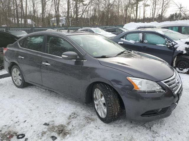 3N1AB7AP7DL701293 - 2013 NISSAN SENTRA S GRAY photo 4