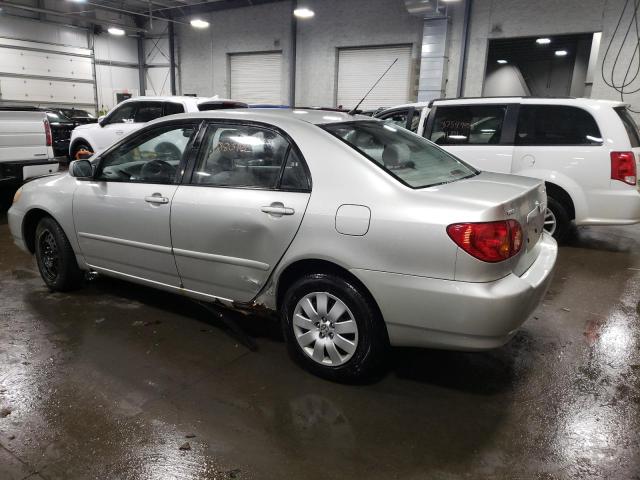 JTDBR32E042020008 - 2004 TOYOTA COROLLA CE SILVER photo 2