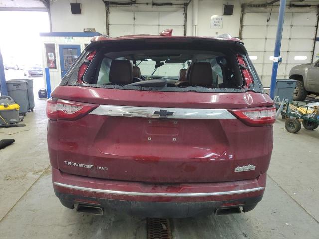 1GNEVJKW4KJ127935 - 2019 CHEVROLET TRAVERSE HIGH COUNTRY MAROON photo 6