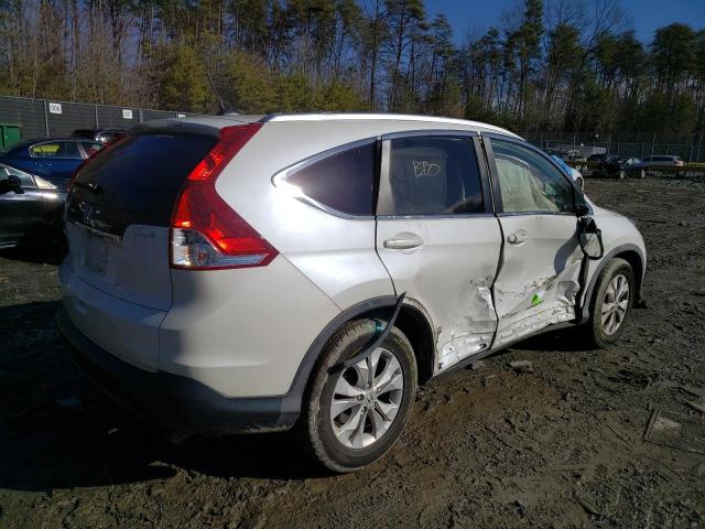 5J6RM3H79CL019156 - 2012 HONDA CR-V EXL WHITE photo 3