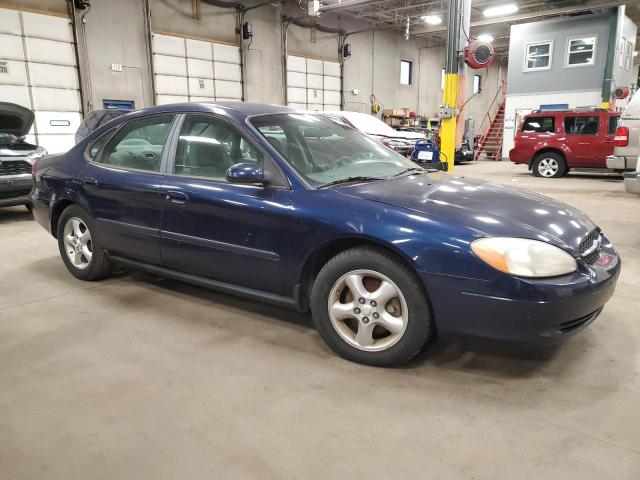 1FAFP53U81G119141 - 2001 FORD TAURUS SE BLUE photo 4