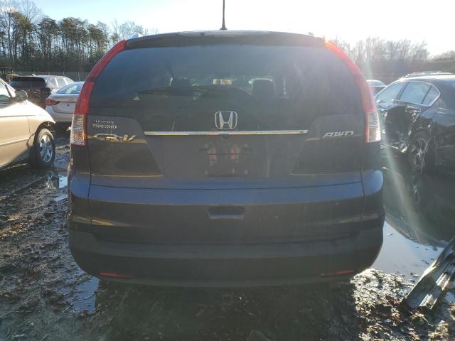 2HKRM4H70DH676493 - 2013 HONDA CR-V EXL BLUE photo 6