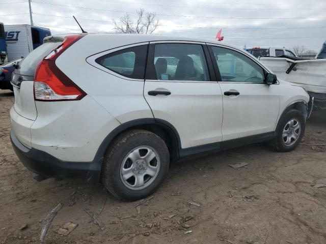 5J6RM3H39EL011946 - 2014 HONDA CR-V LX WHITE photo 3