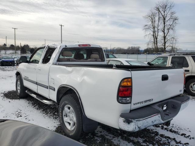 5TBRT3417YS119457 - 2000 TOYOTA TUNDRA ACCESS CAB თეთრი ფოტო 2