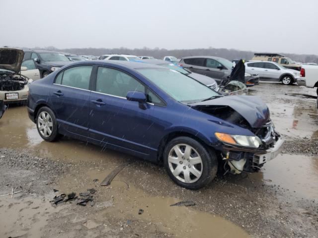 1HGFA165X6L120266 - 2006 HONDA CIVIC LX BLUE photo 4