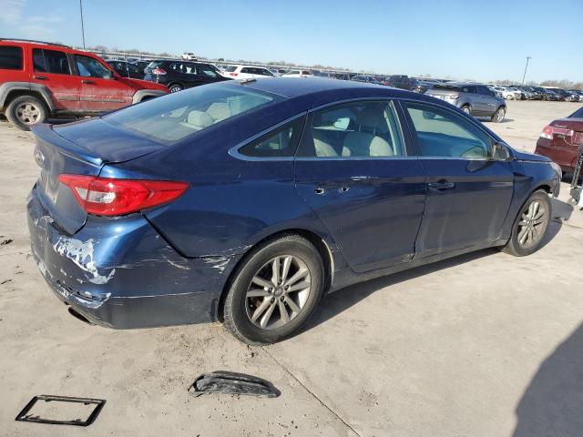 5NPE24AF6FH066056 - 2015 HYUNDAI SONATA SE BLUE photo 3