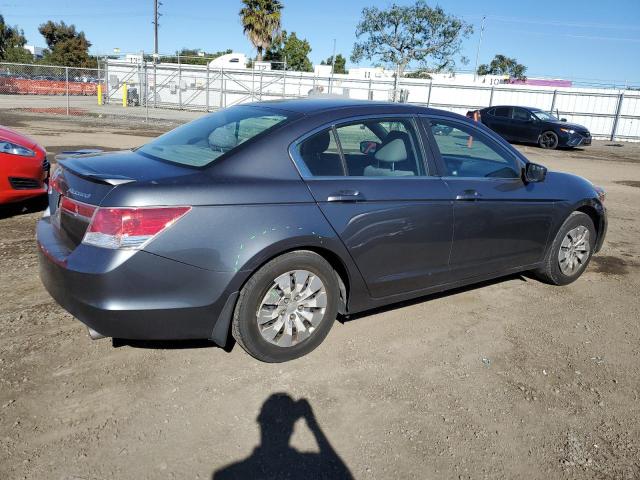 1HGCP2F30BA079478 - 2011 HONDA ACCORD LX GRAY photo 3