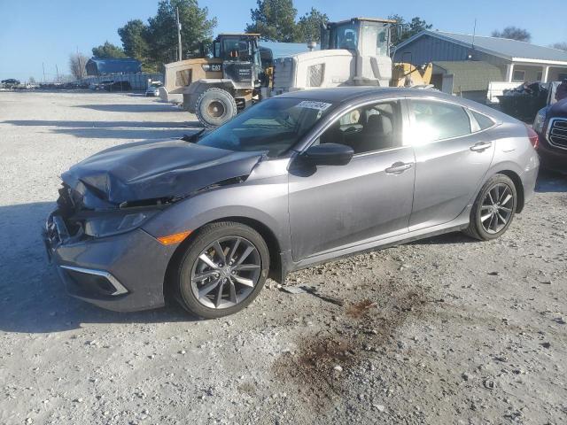 19XFC1F76KE020002 - 2019 HONDA CIVIC EXL ნაცრისფერი ფოტო 1