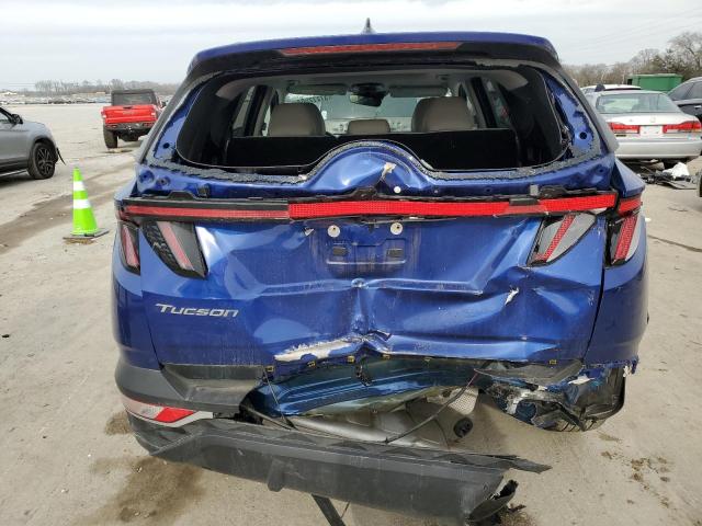 5NMJC3AE5NH099817 - 2022 HYUNDAI TUCSON SEL BLUE photo 6