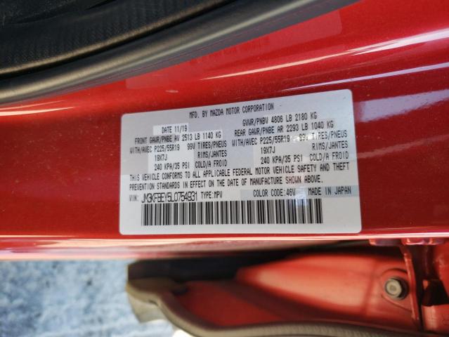 JM3KFBEY5L0754931 - 2020 MAZDA CX-5 SIGNATURE RED photo 13