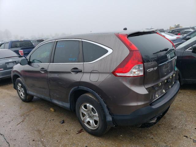 2HKRM4H33EH653854 - 2014 HONDA CR-V LX GRAY photo 2