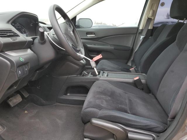 2HKRM4H33EH653854 - 2014 HONDA CR-V LX GRAY photo 7