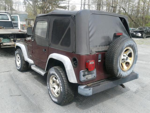 1J4FA29P31P306521 - 2001 JEEP WRANGLER / TJ SE  photo 3