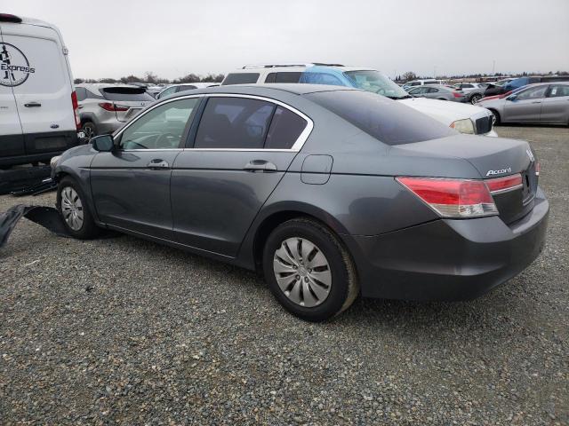 1HGCP2F31CA079328 - 2012 HONDA ACCORD LX GRAY photo 2