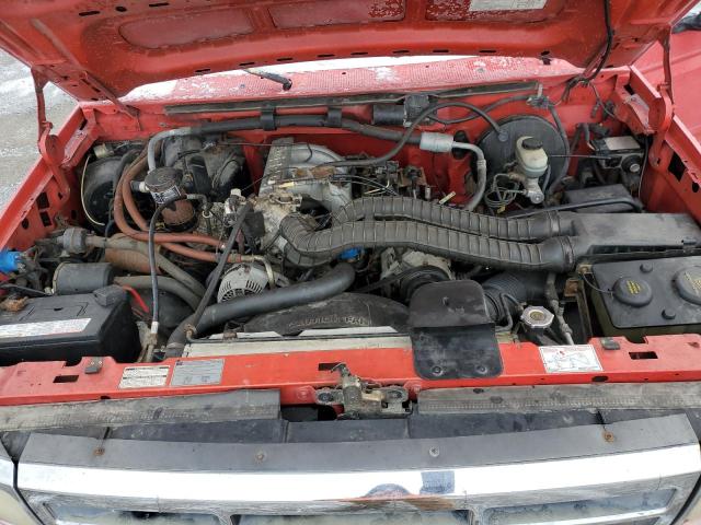 1FTEX14H9PKA16140 - 1993 FORD F150 RED photo 11