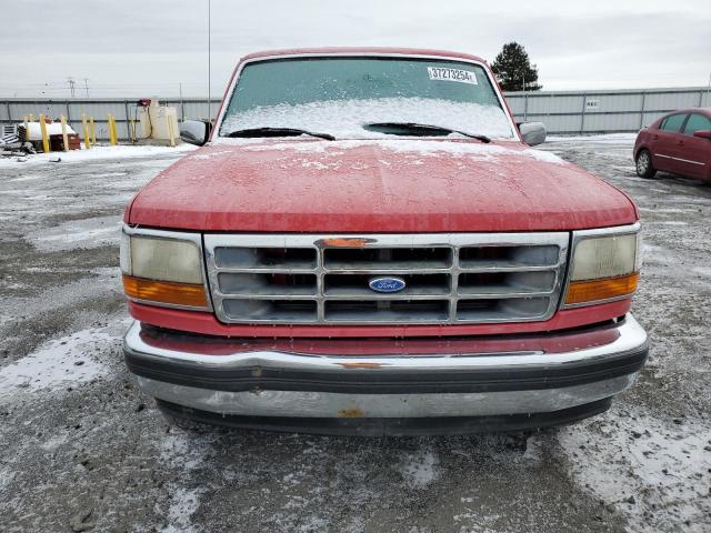 1FTEX14H9PKA16140 - 1993 FORD F150 RED photo 5