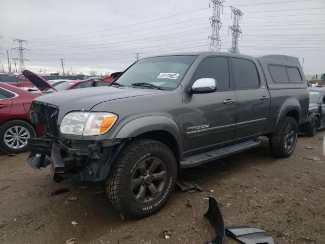 5TBDT44196S506539 - 2006 TOYOTA TUNDRA DOUBLE CAB SR5 GRAY photo 1