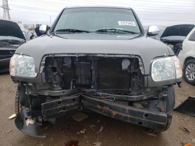 5TBDT44196S506539 - 2006 TOYOTA TUNDRA DOUBLE CAB SR5 GRAY photo 5