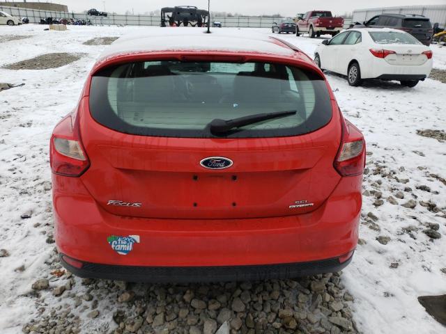 1FAHP3M2XCL478737 - 2012 FORD FOCUS SEL RED photo 6