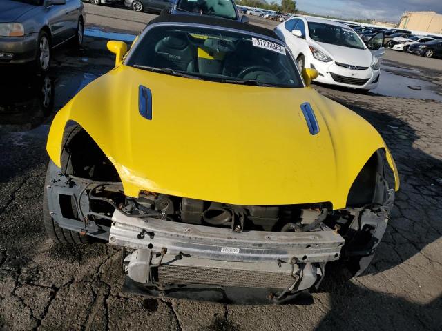 1G8MG35X47Y121401 - 2007 SATURN SKY REDLINE YELLOW photo 5