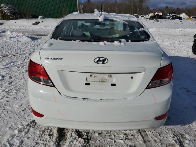 KMHCT4AE7FU926897 - 2015 HYUNDAI ACCENT GLS WHITE photo 6