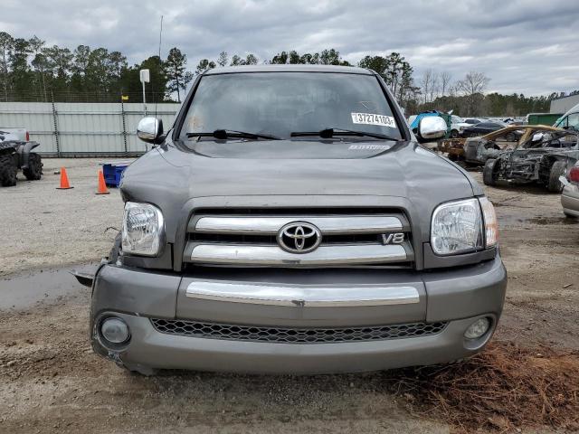 5TBET34196S558963 - 2006 TOYOTA TUNDRA DOUBLE CAB SR5 GRAY photo 5