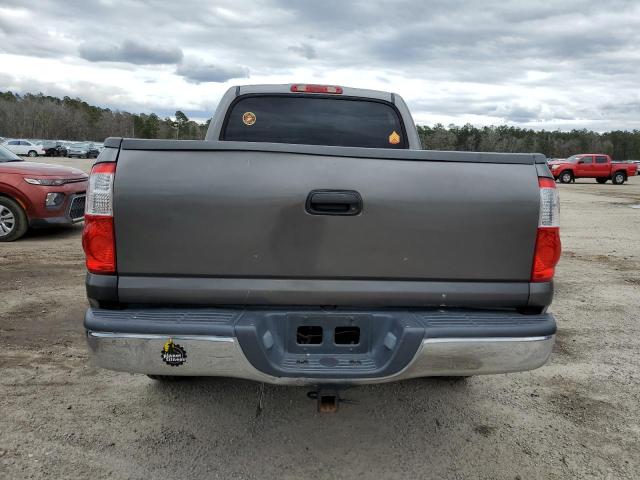 5TBET34196S558963 - 2006 TOYOTA TUNDRA DOUBLE CAB SR5 GRAY photo 6