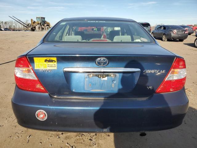 4T1BF30K92U527715 - 2002 TOYOTA CAMRY LE BLUE photo 6