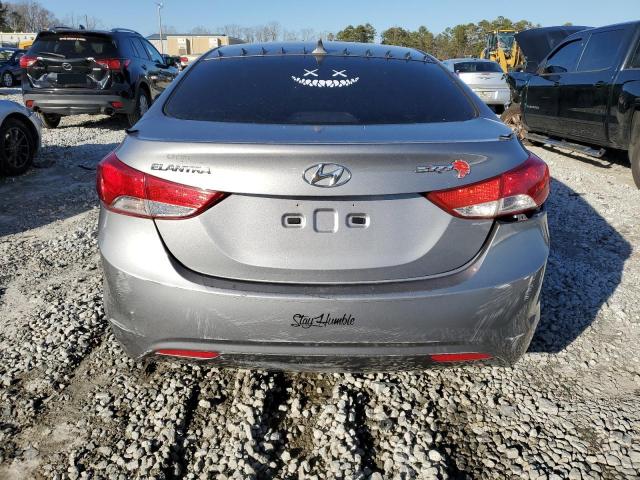 KMHDH4AE0DU521807 - 2013 HYUNDAI ELANTRA GLS SILVER photo 6