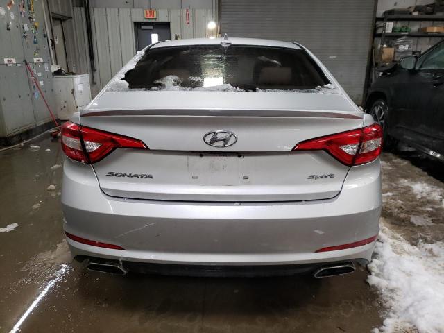 5NPE34AF6GH349927 - 2016 HYUNDAI SONATA SPORT SILVER photo 6