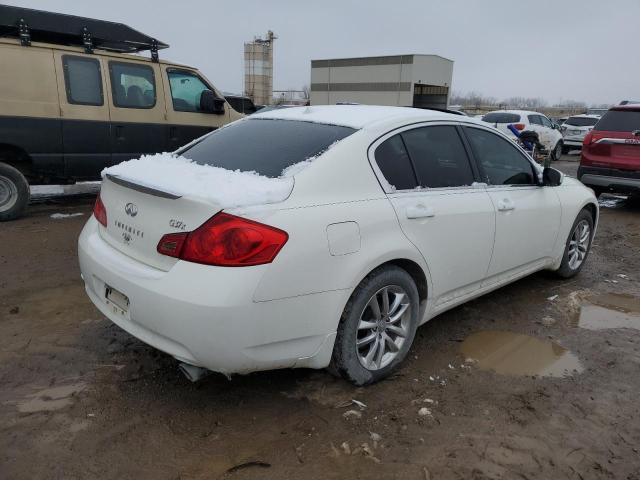 JNKCV61F39M050903 - 2009 INFINITI G37 WHITE photo 3