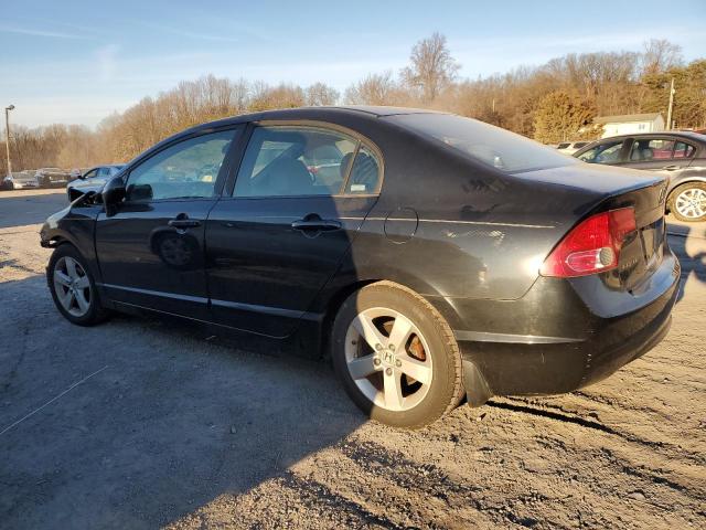 1HGFA16898L073101 - 2008 HONDA CIVIC EX BLACK photo 2