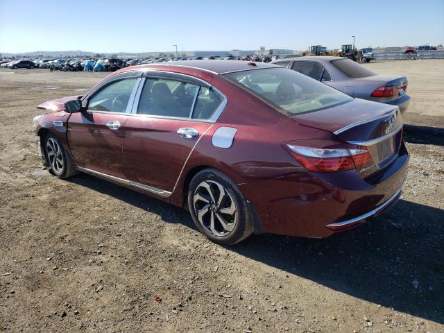 1HGCR2F89GA051241 - 2016 HONDA ACCORD EXL BURGUNDY photo 2