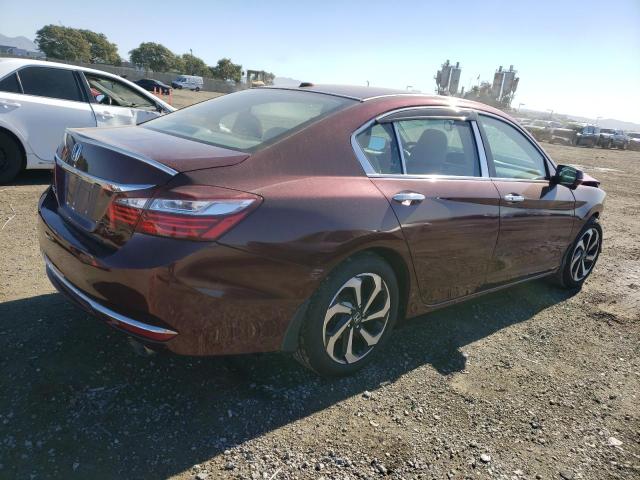 1HGCR2F89GA051241 - 2016 HONDA ACCORD EXL BURGUNDY photo 3