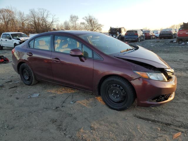 19XFB2F85CE027834 - 2012 HONDA CIVIC EX RED photo 4