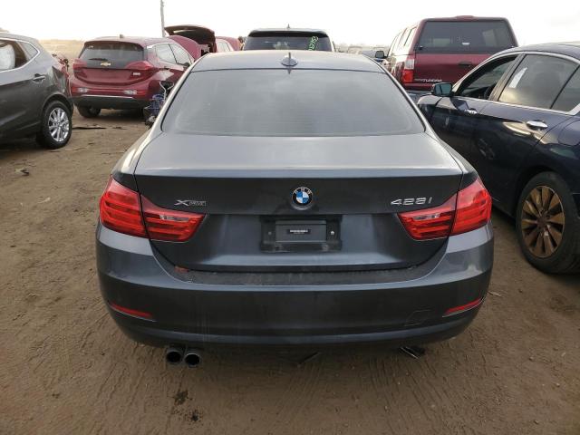 WBA3N5C58EF716620 - 2014 BMW 428 XI GRAY photo 6