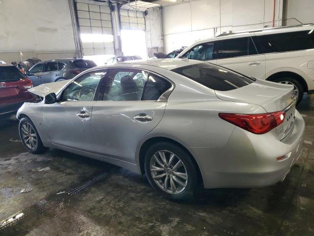 JN1BV7AR0FM396984 - 2015 INFINITI Q50 BASE SILVER photo 2