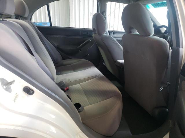 2HGES163X4H614158 - 2004 HONDA CIVIC DX VP WHITE photo 10