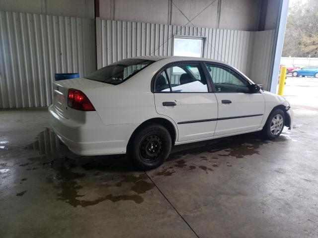 2HGES163X4H614158 - 2004 HONDA CIVIC DX VP WHITE photo 3