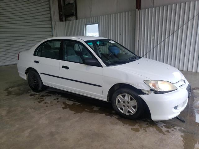 2HGES163X4H614158 - 2004 HONDA CIVIC DX VP WHITE photo 4