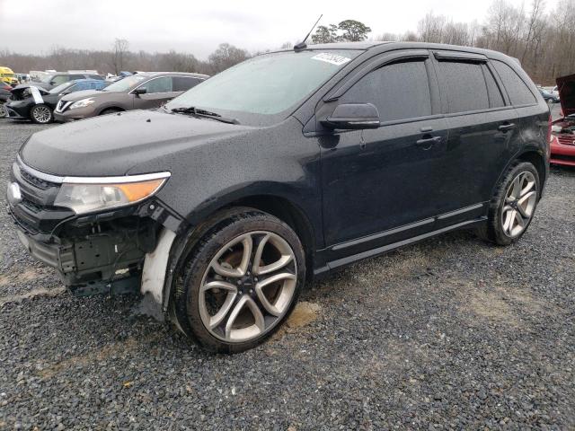 2FMDK3AK9EBA65007 - 2014 FORD EDGE SPORT BLACK photo 1