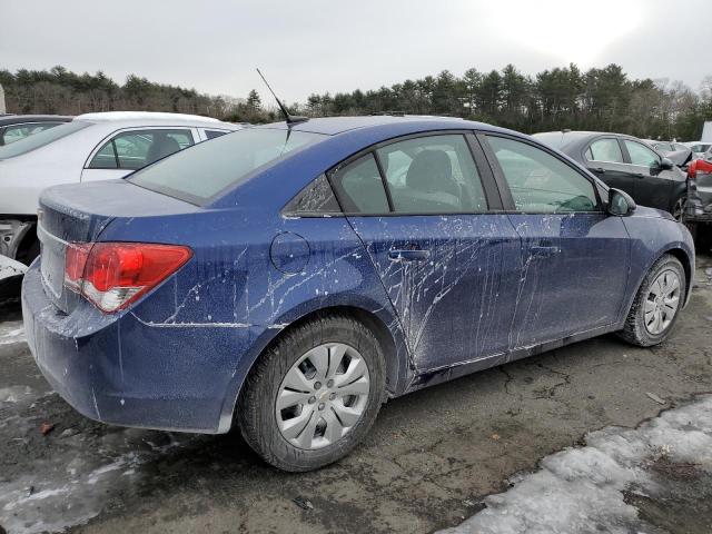 1G1PA5SGXD7229858 - 2013 CHEVROLET CRUZE LS BLUE photo 3