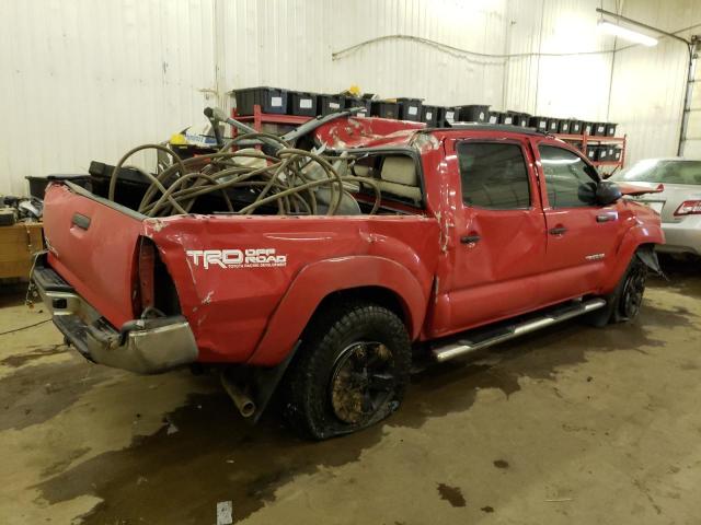 5TELU42N96Z262013 - 2006 TOYOTA TACOMA DOUBLE CAB RED photo 3