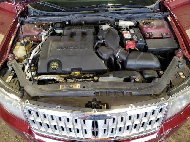 3LNHM28T97R615542 - 2007 LINCOLN MKZ BURGUNDY photo 11