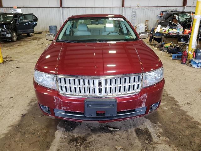 3LNHM28T97R615542 - 2007 LINCOLN MKZ BURGUNDY photo 5