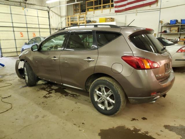 JN8AZ1MW5AW116506 - 2010 NISSAN MURANO S BROWN photo 2