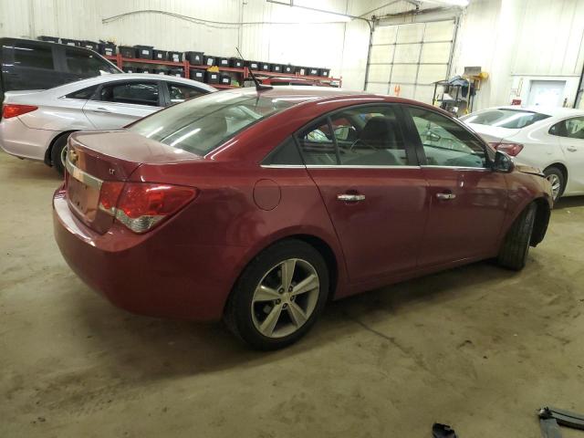 1G1PE5SBXD7160288 - 2013 CHEVROLET CRUZE LT RED photo 3